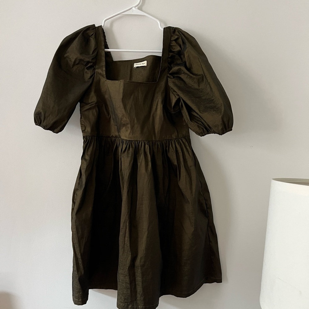 A Bronze Age Manon Mini Puff Dress S